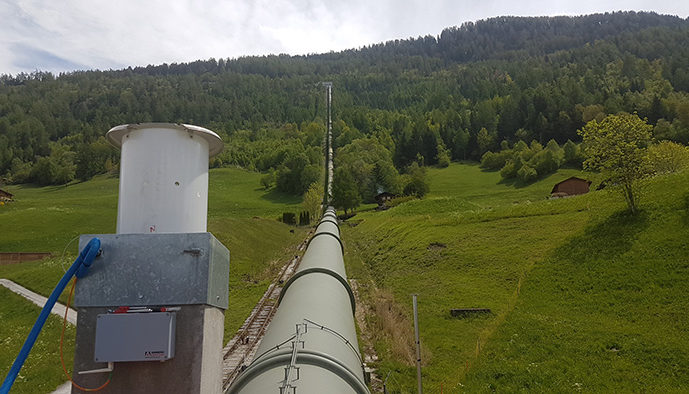 géomonitoring conduite forcée