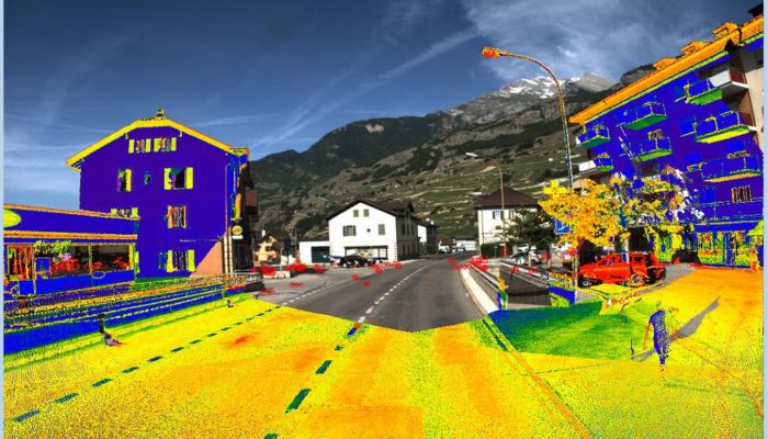 Mobile mapping Vétroz