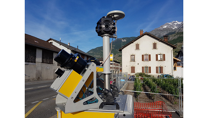 Mobile mapping Vétroz