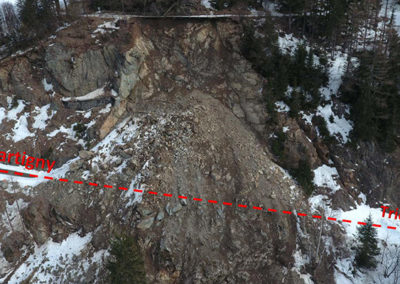 Glissement de terrain – Trient
