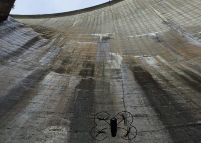 Inspection de barrage par drone
