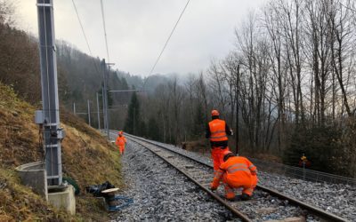 Geomonitoring TPC – chaine inclinometrique + station totale + GNSS lowcost