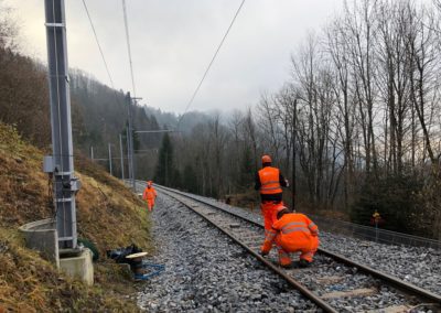 Geomonitoring TPC – chaine inclinometrique + station totale + GNSS lowcost